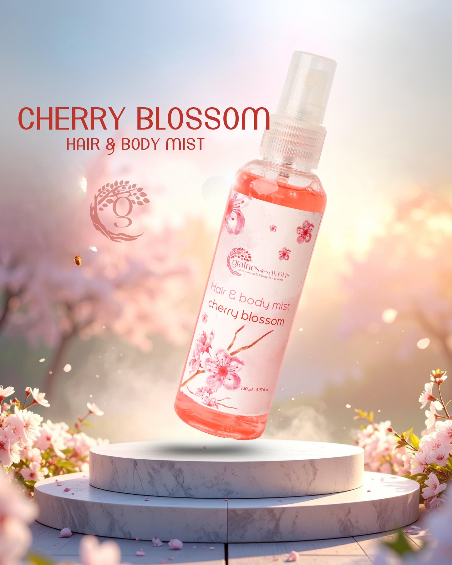 Cherry blossom Hair & Body Mist رذاذ معطر للشعر والجسم