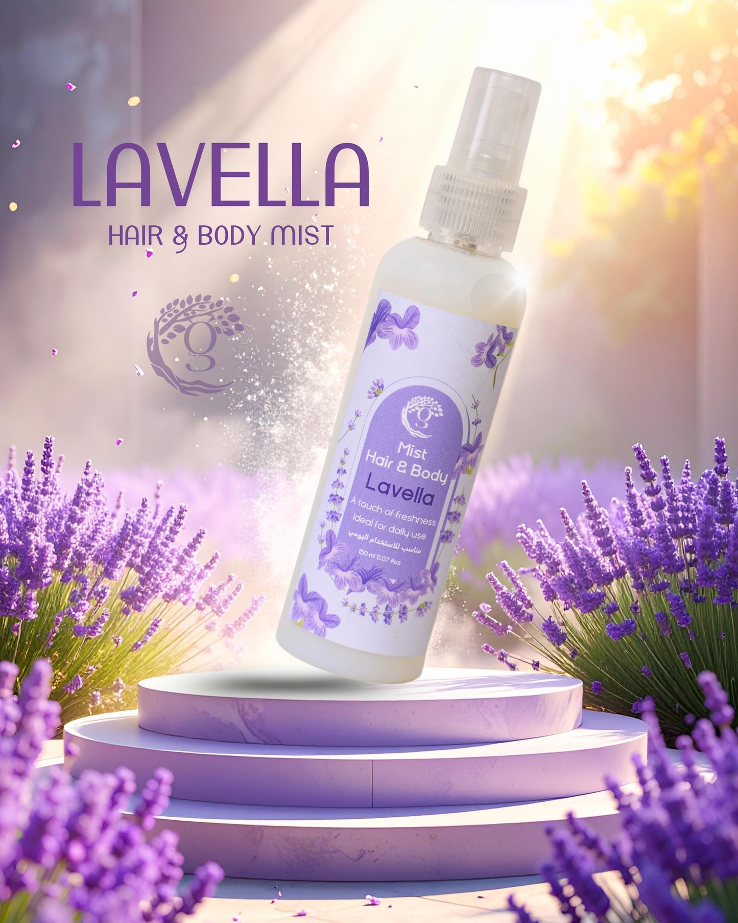 Lavender Hair & Body Mist رذاذ معطر للشعر والجسم