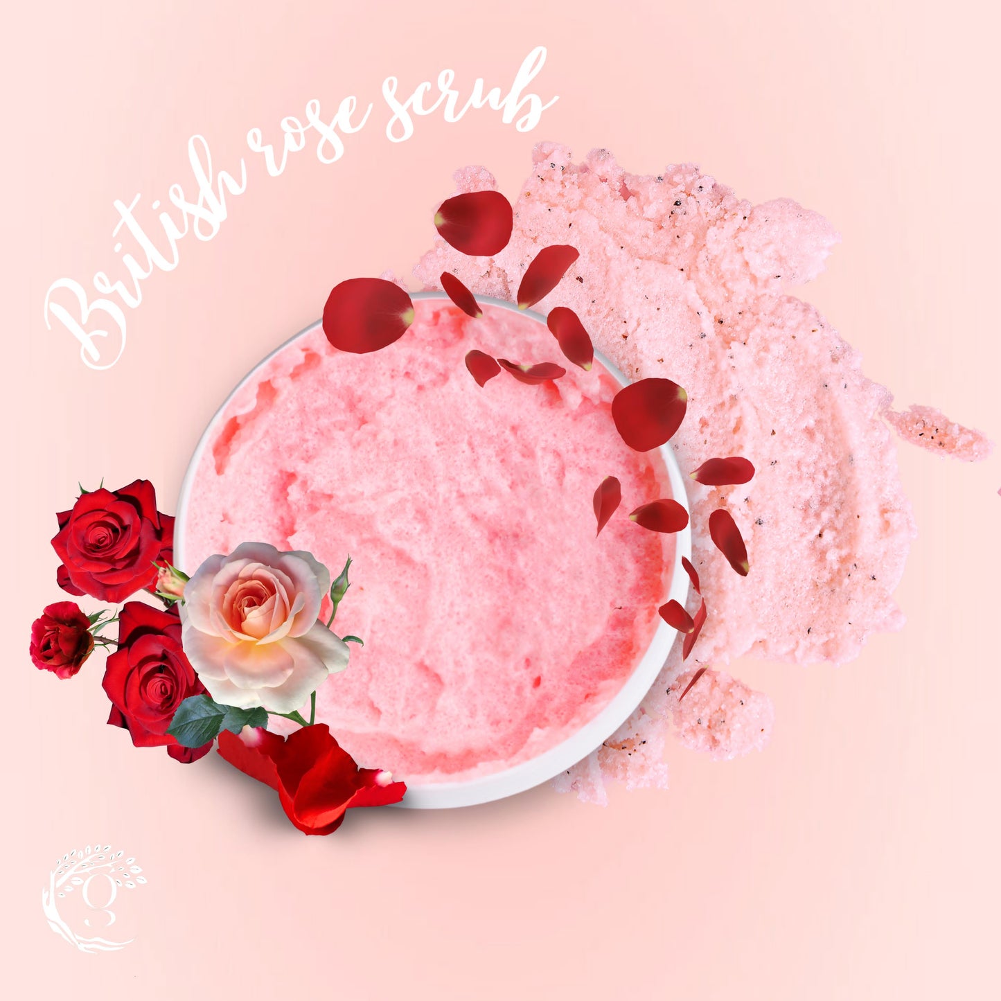 British Rose Body Scrub مقشر الجسم بالورد البريطاني