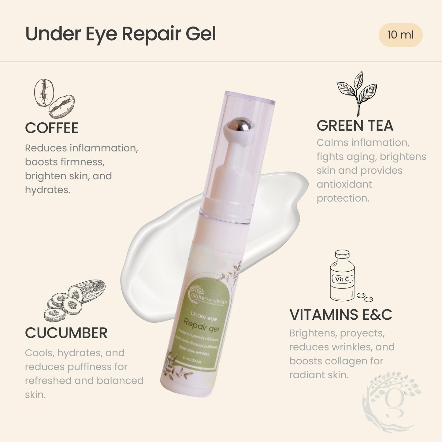 Eye Gel Roller رول جل العين