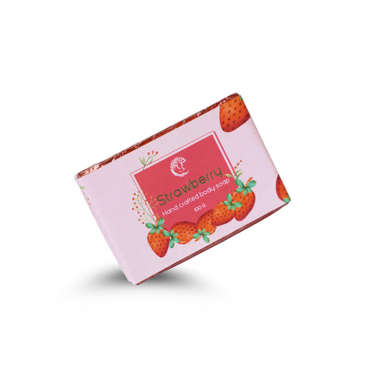 Strawberry body soap