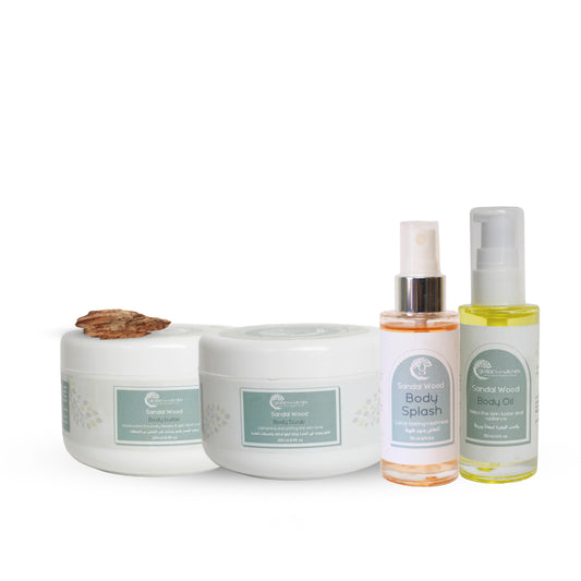 Sandal wood Bundle مجموعه العناية بالجسم