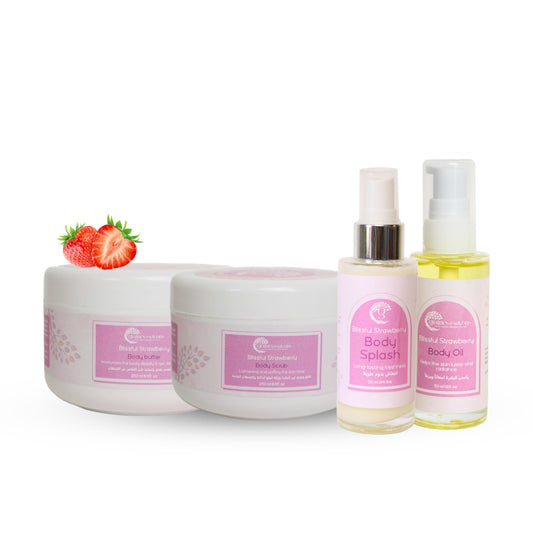 Strawberry Bundle مجموعة العناية بالجسم