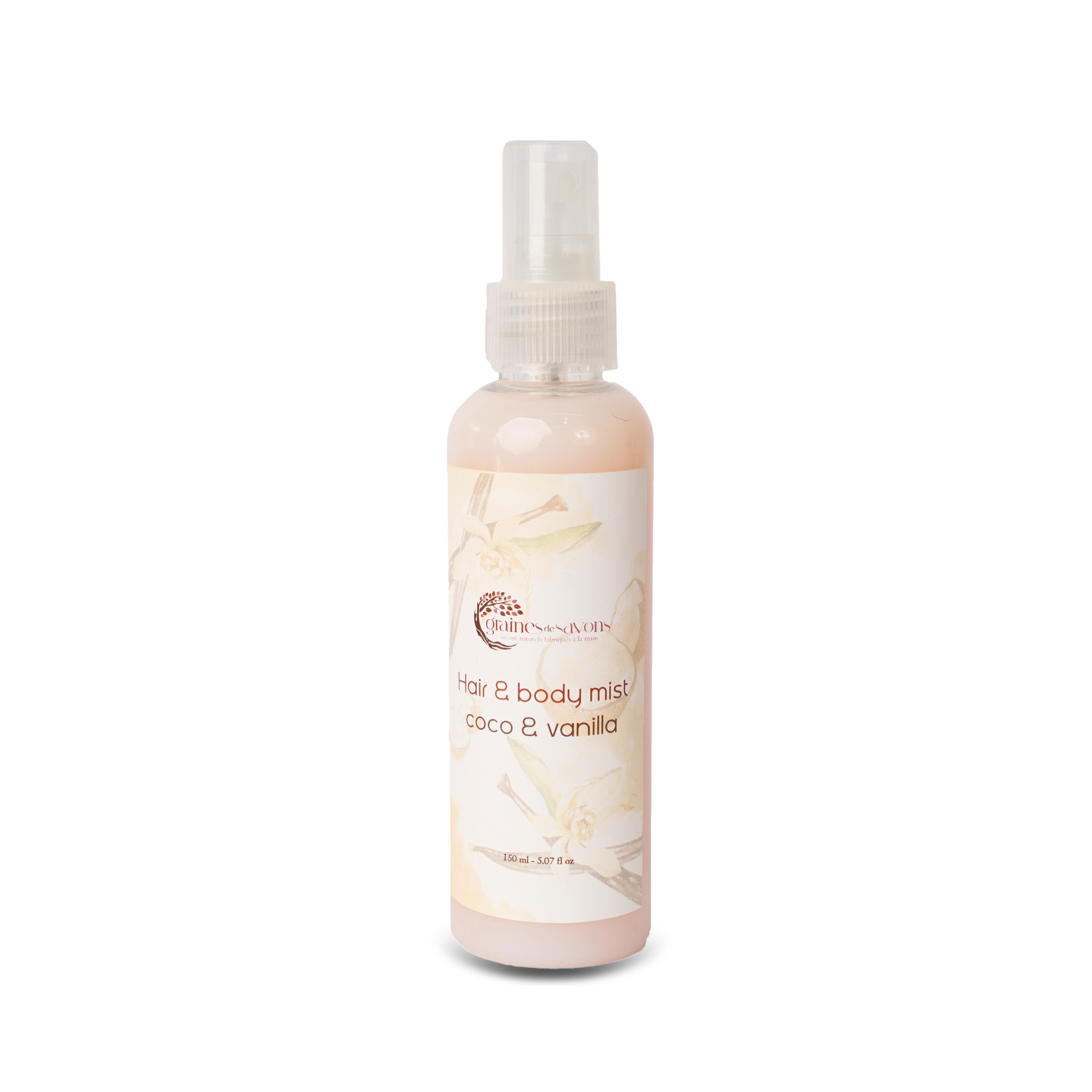 Coco vanilla Hair & Body Mist رذاذ معطر للشعر والجسم – Graines De Savons